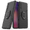 MaiJin LuluMain Compatibile con Xiaomi Mi 9 Cover, Custodia Armor Anello Cavalletto (Funziona con Il Supporto Magnetico per Auto) Case Paraurti per Xiaomi Mi9 (Nero)