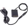 FOTGA DK-X1 DC accoppiatore Dummy batteria NP-BX1 decodificata Dummy batteria + 5 V 2 A cavo USB per Sony Cybershot DSC-RX1R RX100 II III IV V VI HX50 HX90 HX300 WX350 WX500 ZV1