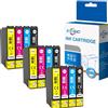 ECSC Compatibile Inchiostro Cartuccia Sostituzione Per Epson XP102 XP202 XP205 XP212 XP215 XP225 XP30 XP302 XP305 XP312 XP315 XP322 XP325 XP402 XP405 XP405WH XP412 XP415 18XL (B/C/M/Y, 12-pack)