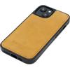 Porter Riley - Custodia in pelle per iPhone 14 Pro Max Premium vera pelle sottile posteriore/paraurti/guscio/custodia antiurto (marrone chiaro)