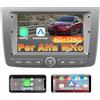 Hexinex Autoradio per Alfa Romeo Mito (2008-2019) Android 13 Car Radio (6+128GB) con CarPlay Android Auto GPS BT Comandi al Volante FM RDS