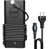 SCOVEE 65W USB C Caricabatterie,Compatibili Dell Computer Portatile,Per Dell Latitude 3440 3540 5420 5430 5440 5520 5530 5540 7430 7440 XPS 13,ChromeBook 3100,Tipo C Potenza Adattatore