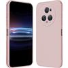 RankOne Custodia per HONOR Magic5 Pro 5G (6.81 Inches) Cover Morbida in Silicone TPU - Polvere di sabbia