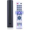 CLVIZCXOM SHWRMC0133 Telecomando di ricambio per Sharp Aquos TV DR-0298 32BI6EA 40BI2EA 40BI5EA 40BL2EA 40BL3EA 40BL4EA 40BL5EA 40BN5EA 40BN6EA 43BI2EA 43BI5EA 43BL3EA e altro ancora