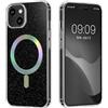 kwmobile Custodia per Apple iPhone 15 Cover - Custodia Rigida con Bordo in TPU - Compatibile con MagSafe - Protezione Extra per Fotocamera - Trasparente