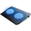 Retoo Base di raffreddamento per laptop 12-15 pollici LED con 5 ventole per evitare il surriscaldamento, pad di raffreddamento per computer portatile, PS3 PS4 PS5 Xbox One nero
