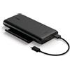 Belkin Boost Charge Batteria Esterna per il gaming con Supporto (Power Bank Portatile 10K con Supporto Retrattile per Smartphone, due Porte a Ricarica Rapida USB-C e USB-A), Nero