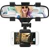 Yosoo Health Gear Supporto per Specchietto Retrovisore, Porta Cellulare Auto, Supporto Smartphone per Specchietto Auto Gps per Telefono, Universale Cellulare Supporto per Staffa per Specchietto Retrovisore
