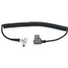 HangTon Cavo di alimentazione a spirale per RED Komodo-X V-Raptor Scarlet Epic DSMC2, DJI Ronin 4D Camera D-tap ad angolo retto femmina 6 Pin