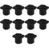 Create idea 10 connettori jack femmina Speakon a 4 pin per amplificatori per altoparlanti audio a 4 poli, jack per altoparlanti quadrati Twist Lock compatibile con Neutrik Speakon NL4MP/NL4MPR/NL4FC