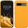 kwmobile Custodia Compatibile con Google Pixel 8a Cover - Back Case per Smartphone in Silicone TPU - Protezione Gommata - arancia fruttata