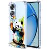YUXING Cover Trasparente per Oppo A6 Pro 5G - Custodia Protettiva Sottile in TPU Morbido Antiurto con Carino Motivo Disegno Cool (Panda)