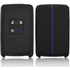 FOAMO Cover in silicone compatibile con Renault a 4 tasti Smartkey (solo Keyless-Go), colore: nero/blu