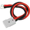 Zescyha Connettore batteria 50A 600V, Spina Anderson 50A, Adattatore Sgancio Rapido per Connessione con 10AWG Cavo Prolunga, per Veicoli Elettrici Carrelli Elevatori Pannelli Solari Attrezzature Industriali