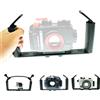 nitescuba Maniglia per fotocamera subacquea, supporto per GoPro Hero subacqueo, corpo fotocamera in lega di alluminio, doppia mano