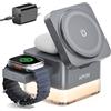 KPON Stazione di Ricarica 3-in-1 con Magsafe per iPhone e Apple Watch, Caricatore Induttivo a Cubo