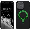 kwmobile Custodia Magnetica Compatibile con Apple iPhone 15 Pro Max - Compatibile con MagSafe - Cover Silicone TPU Magnete - nero