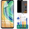 SRJTEK Schermo LCD per Samsung Galaxy A13 (SM-A137) per Samsung Galaxy A13 2022 Sostituzione dello schermo SM-A137F Kit di riparazione digitalizzatore touch (nero, senza cornice)