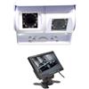 Dolphin Automotive Telecamera posteriore per camper, doppia doppia, 12 V, per retromarcia commerciale (telecamera con monitor da 7 pollici)