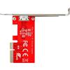 Xiwai PCI-E 3.0 Express 4.0 x4 a Oculink Adattatore host esterno SFF-8612 SFF-8611 per SSD PCIe con staffa