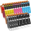 Jhaan PGI-580XXL CLI-581XXL Compatibile con Canon 580 581XXL Multipack