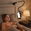 USOR Supporto per tablet a collo d'oca con telecomando per Kindle, supporto regolabile per leggere Kindle a letto, regali per gli appassionati di lettura