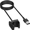 KZIOACSH Caricatore Compatibile con Fitbit Charge 3/Charge 4 Cavo,Sostituzione USB Cavo di Ricarica Caricabatteria per Fitbit Charge 3/Charge 4,Nero