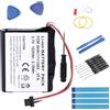 Fuworance Batteria GPS compatibile con Tomtom Go 500, Start 60 M Europe Traffic, Start 60 EU 4EN62, Via 1605, 4EN6.001.02, 4EN62, AHA11111003, VFA + strumento di riparazione batterie 1020 mAh