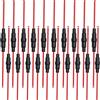 Aiqeer 20 Pezzi 32V 20A In-Linea Vetro Tubo Portafusibili Set, AGC Portafusibili in Vetro Auto con 16 AWG Cavo (10 Pezzi 5 X 20 mm + 10 Pezzi 6 X 30 mm)