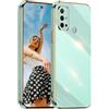 Kaywzo Cover per Motorola Moto G30/G10/G20,Custodia Ultra Sottile Morbido Placcatura TPU,Brillant Specchio Silicone Antiurto Protettivo Phone Case Cover,Verde