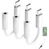 HstiaLving 3 Pack Adattatore USB C Jack, Adattatore USB Type-C USB C Jack 3.5 Adattatore Cuffie Compatibile con iPhone 15 Samsung Galaxy S23 S22 iPad Mini/Pro