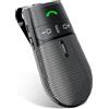 SUNITEC Kit vivavoce per auto Bluetooth: visiera wireless per chiamate a mani libere con supporto Siri Auto Power On Dual Phone Connection Microfono integrato Speaker compatibile con Android e iOS per Van
