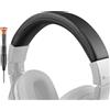 SOULWIT Copri Archetto in Pelle Proteica per Audio Technica ATH M40, M40X Cuffie, Parte di Ricambio del Cuscinetto della Fascia per la Testa-Nero