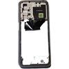 Generico Compatibile con Xiaomi Redmi 10/Redmi 10 Prime/Redmi Note 11 4G/Redmi 10 2022 Middle Frame SCOCCA Telaio Centrale con Cornice Laterale+Tasti Volume Bianco