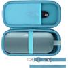 Lebakort Duro Viaggio Caso Custodia per Bose SoundLink Flex (2a Gen) Diffusore Portatile Bluetooth Diffusore Wireless Impermeabile per Esterni (wathet)