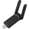 Ejoyous Adattatore USB WiFi Bluetooth, 1300 Mbit/s USB 3.0 WiFi dongle, Dual Band 5,8 g/2,4 G Wireless Adattatore di rete per PC/Desktop/Tablet/Laptop