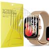 Blueshaweu Pellicola protettiva compatibile con Fitpolo Smartwatch 1,85 IDW28, HD trasparente, pellicola protettiva flessibile in TPU [6 pezzi] compatibile con Fitbit polo/AEAC/TOOBUR IDW28