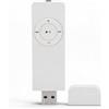GOWENIC Lettore MP3, Mini Lettore Musicale MP3 in ABS Batteria Integrata da 180 MAh, Supporto per Lettore Musicale Portatile Fino a 64 GB, per Studenti Che Corrono in Viaggio (WHITE)