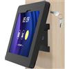 Beelta Supporto da parete per tablet compatibile con Samsung Galaxy Tab A9+ con serratura, interamente in metallo, inclinabile - BSW101BJ