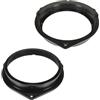 tomzz Audio 2834-000 Anelli per altoparlanti Staffe di adattamento compatibili con Mercedes Classe C W204 Classe E W212 GLK X204 Vito V447 dal 2015 Porta anteriore per altoparlanti DIN 165mm