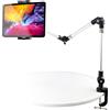 woleyi Supporto Tablet con Braccio Lungo, woleyi Porta Tablet da Letto Tavolo Cucina, Regolabile Supporto Telefono in Alluminio per iPad Pro 12.9 Air Mini, Galaxy, Switch, iPhone 4-13 Cellulare e Tablet