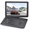 YOOHOO Lettore DVD portatile da 18 "on schermo girevole HD da 15,6 ", batteria ricaricabile integrata, supporta tutte le regioni, multi regione, lettori DVD per bambini, auricolari