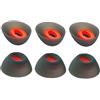 Wiki VALLEY 3 paia di gommini in silicone per auricolari JBL Tune Flex, morbidi gommini antiscivolo per auricolari JBL Tune Flex, colore nero