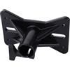 HOMSFOU Supporto per altoparlante con vassoio in plastica resistente e treppiede per montaggio sicuro di apparecchiature audio 7 x 4,5 x 3,3 pollici per uso domestico e ufficio