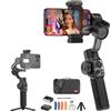 ZHIYUN Smooth-5S AI Pro[Ufficiale] Stabilizzatore Smartphone, Handy Gimbal a 3 assi con Treppiede, AI Tracker, Luci di Riempimento, Stabilizzatore Telefono Cellulare, per Vlog, Youtube, TikTok