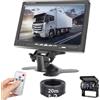 Roinvou Telecamera Retromarcia con 7 Pollici 1080P HD Monitor, Telecamere AHD Visione Notturna IP68 Impermeabile, per Auto, Camion, Camper, Pickup, 12V 24V, 20M Cavo