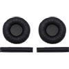 Create idea 1 paio di cuscinetti auricolari e 2 cuscinetti per fascia compatibili con Sennheiser PX100 PX200 PXC150 PXC200 cuscinetti auricolari auricolari per cuffie parti di riparazione nero
