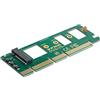 NFHK NGFF M-key NVME AHCI SSD to PCI-E 3.0 16x x4 Adapter for XP941 SM951 PM951 A110 m6e 960 EVO SSD