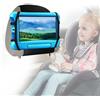 Amexo Supporto Auto Regolabile per Poggiatesta con Porta Tablet Universale in Silicone per iPad Mini, Tab e Smartphone da 7 a 10,5 Pollici
