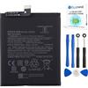 ELLENNE - Batteria per Xiaomi POCO F2 PRO | Redmi K30 Pro | BM4Q | POCOPHONE da 4700mAh con Kit Cacciaviti Incluso
